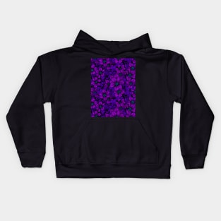 Purple Clematis vine Kids Hoodie